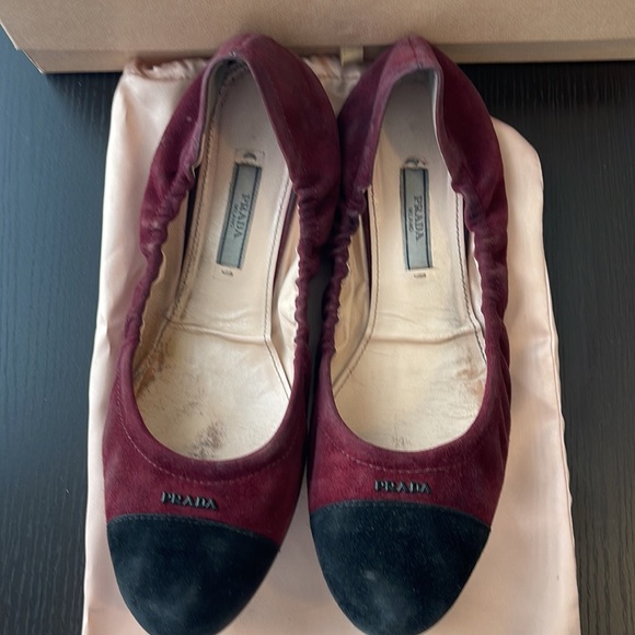 PRADA BALLERINAS SIZE 9 - Picture 2 of 6